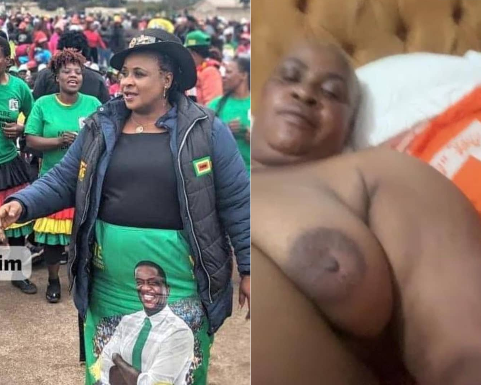 ZANU PF Chairperson Naked